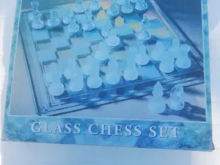 skakspil /brætspil med brikker i glas 