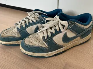 Nike dunk blå og hvid