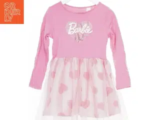 Pink kjole med Barbie motiv fra H&M (str. 110)