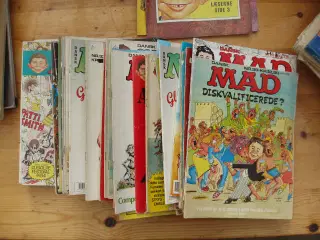 MAD tegneserie blad, dansk
