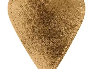 Hjerte, H: 12 cm, B: 10 cm, 350 g, guld, 4stk./ 1 pk.