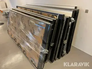 Foldedør 12 elementer