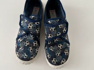 Hjemmesko, Superfit, med fodboldmønster, str. 32