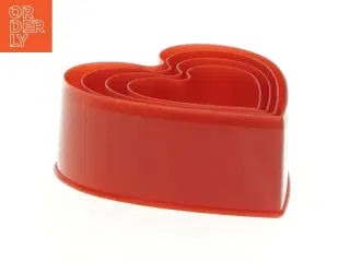 Udstiksforme til bagning, hjerteformet (str. 9x9 cm)