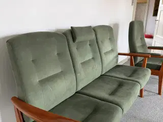 3-personers sofa og lænestol fra Farstrup