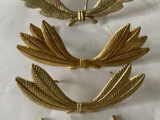 5 Emblemer, DSB Laurblade + Egeblade fra før 1973 