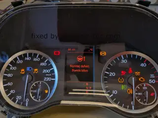 Mercedes Vito W447 Speedometer reparation