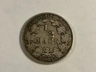 1/2 Mark 1907 Germany