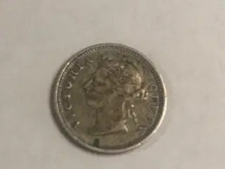 Five Cents Hong Kong 1888