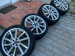 19” Alu. Fælge med sommerdæk