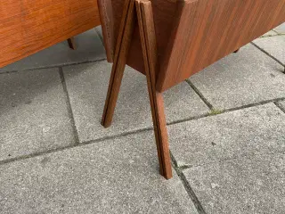 Teaktræ blomsterkasse / LP kasse