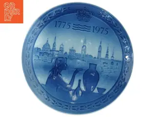 Royal Copenhagen Jubilæumsplatte fra Royal Copenhagen (str. Diameter 18 cm)