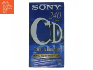 Sony VHS-kassette 240 minutter fra Sony (str. 19x10 cm)