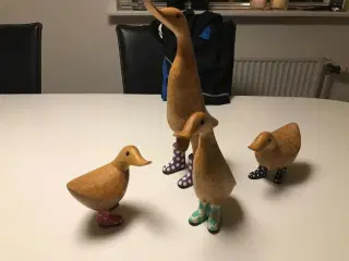 4 stk Edo duck figurer - sælges samlet