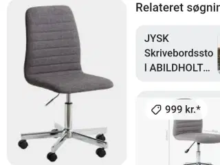 Kontorstol Abildholt fra Jysk, halv pris