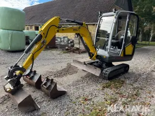 Minigraver Wacker Neuson ET20 VDS med skovle sæt