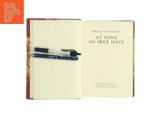 At Have og Ikke Have af Ernest Hemingway (Bog)