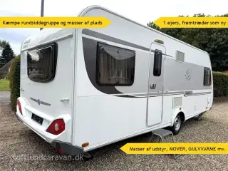 2014 - Knaus Südwind 590 FUS   1 EJERS, SOM NY, genialt indrettet, stort køl/frys, gulvvarme, mover mv.  Sælges inkl. Isabella fortelt.