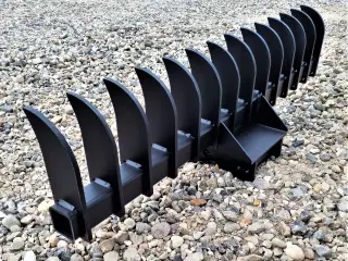 Rive til minigraver / 120 cm længde / fabriksnye