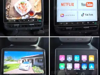 Skærm på bagsædet til Tesla Model Y og 3