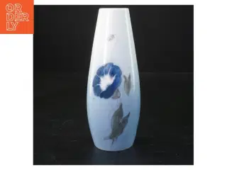Royal Copenhagen vase med blomstermotiv fra Royal Copenhagen (str. 18 cm)