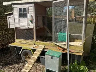 Hønsehus på trailer