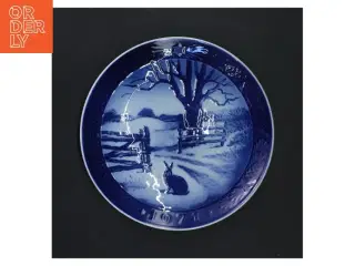 Royal Copenhagen Juleplatte 1971 fra Royal Copenhagen (str. Ø 18,5 cm)