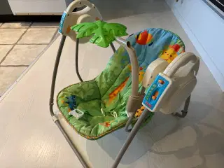 Fisher Price gyngestol med motor og musik