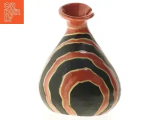 Farverig vase (str. 15 cm)