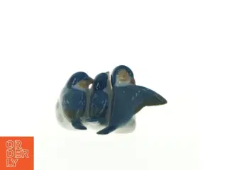 Porcelænsfigur af fugle fra Royal Copenhagen (str. 9 cm)