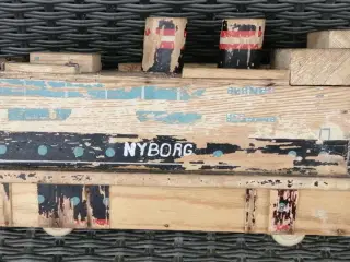 TRÆ DSB FÆRGE NYBORG/KORSØR FRA 1950'ERNE