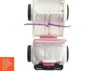 Barbie bil i hvid og pink (str. 34 cm)