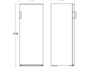  Fritstående Fryseskab 206 L – SFS226WE
