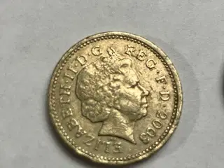 1 Pound England 2003