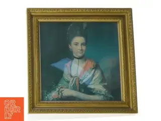 Portræt af Anna Elisabeth Battier (str. 29 x 29 cm)