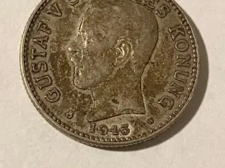 2 Kronor 1913 Sweden - Silver