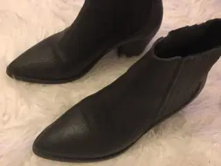 Bianco læder støvler