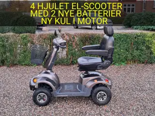 4 hjulet el-scooter med sprit nye batterier 