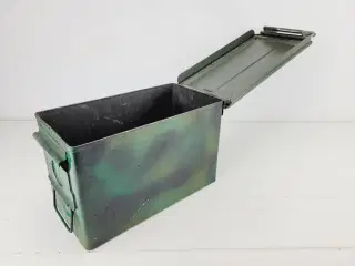⭐️- Original Militær Stål Ammunitionskasse