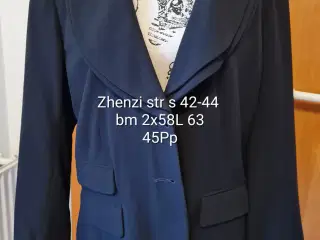 Sort blazer/ jakke str 42 Zhenzi 