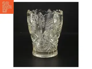 Dekorativ glasvase (str. Ø 11,5 cm højde 14 cm)