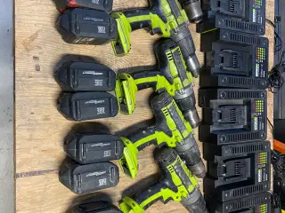 Boremaskiner 5 stk model WORK