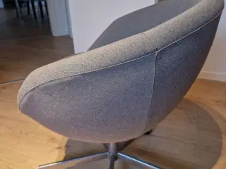 Kontorstol fra Ikea, grå