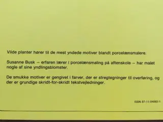 Porcelænsmalings hefter et sæt af 9 stk.