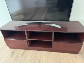 Flot TV-bord i mørkt træ