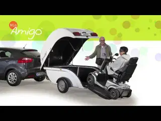 AMIGO trailer + FØNIX el scooter
