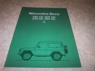 Mercedes  GD brochure