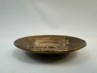 Lille skål / platte m.  vikingeskib (Nordisk Malm)