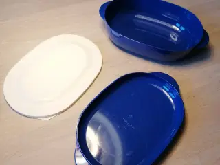Tupperware Micro ovns fad med eks. låg til opbevar