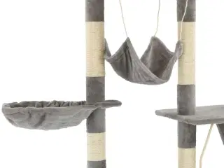 Kradsetræ til katte med sisal-kradsstolper 230-250 cm grå